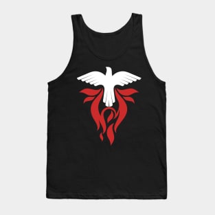 A dove in a flame of fire Tank Top